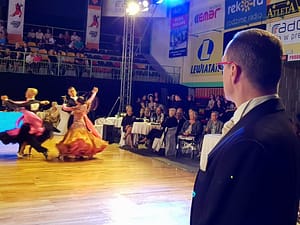 Sędzia sportowego tańca towarzyskiego Dariusz Kurzeja