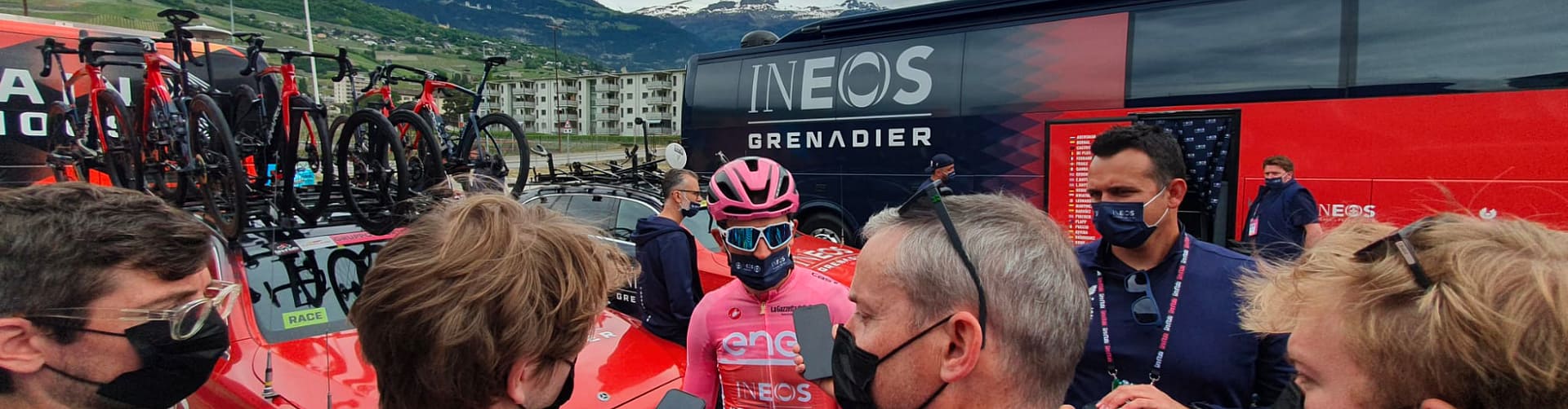 Behind the scenes at the Giro d’Italia with SunGod and Ineos Grenadiers