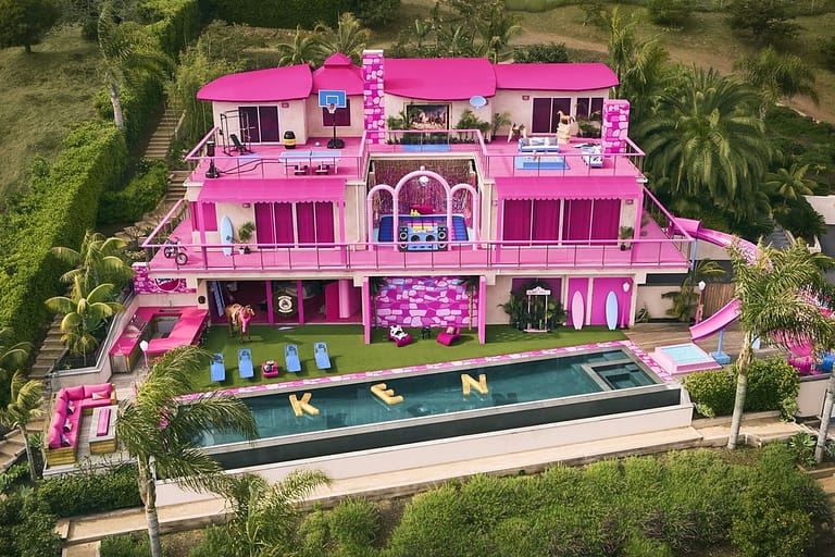 barbie dollhouse recreated in real life