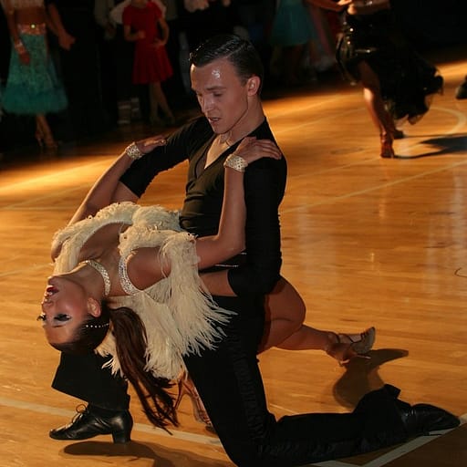 Tańce latynoamerykańskie para taneczna